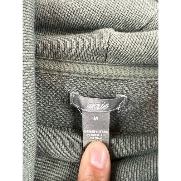 Arie Green Pullover Sweater w/Pockets Size Medium - Picture 2 of 5